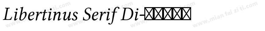 Libertinus Serif Di字体转换